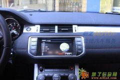 新路虎极光原车屏升级凯立德导航长沙壹捷无损施工