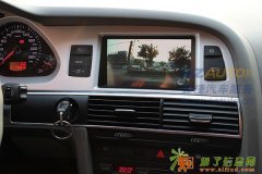 奥迪A6L长沙加装原车屏升级导航升级长沙株洲湘潭