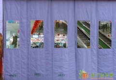 天津棉门帘 软门帘 玻璃门