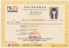 全国计算机二级用途、获得者具备能力、胜任工作