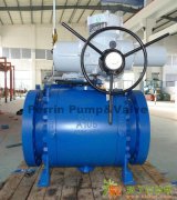 电动固定式高压球阀适用于长输管线和通常工业管线