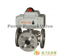 质量第一Q944F电动三通球阀 防爆高压三通球阀图片