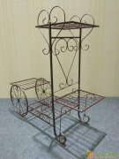 铁艺多功能室内客厅花盆架绿萝吊兰架落地白色多层花几创意花架子