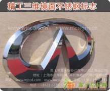 上海金属三维立体字-上海汽车标志-上海精工汽车标志
