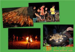 深圳南澳田园野炊小轩农家乐海边单车一日游