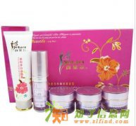 祈颜颜黛尔水嫩透白养颜四合一送洁面乳套装美白祛斑霜