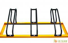 卡位式安全环保自行车停车位/耐锈碳素钢材质