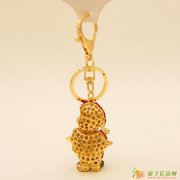 大尚国际购物网站缘缘饰品圣诞老人钥匙扣底价批发