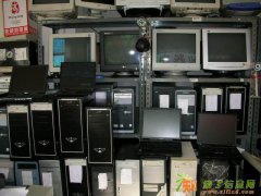 静安新城 高价回收公司单位旧电脑主机坏显示器笔记本等