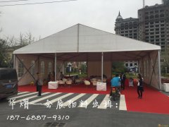 郑州红色篷房帐篷出租搭建 168网 郑州15米跨度篷房面积