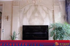 成都大理石电视墙，成都石材电视墙，成都石材飘窗门槛石