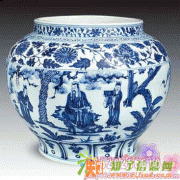 元青花三顾茅庐