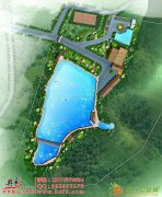 农业规划设计，生态园的规划图，规划鸟瞰图，效果图以及彩坪图