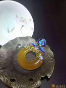 买925银镶嵌玉平安扣！ 送400元红包！