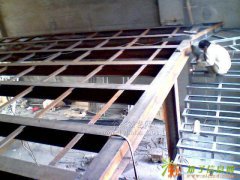 北京做阁楼二层室内钢结构隔层搭建制作