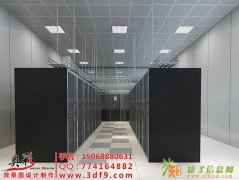 杭州哪里有做机房效果图鸟瞰图设计的？机柜效果图制作公司，机房