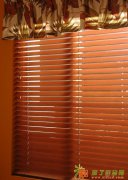 【广州窗帘】广州木百叶窗帘,办公室木百叶窗帘定做