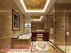 卫生间公侧装修效果图设计制作，杭州3D效果图制作公司