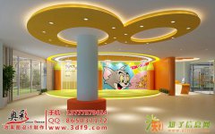 杭州幼儿院早教效果图设计制作公司，室内室外效果图设计制作单位