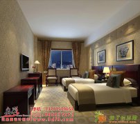 做宾馆套房标准间3D效果图，代做宾馆家具3d效果图，杭州效果