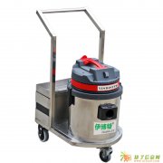电瓶式吸尘器吸力也强劲 可吸粉尘木屑吕屑 适合大面积清理的厂
