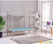 学生宿舍上下床 员工公寓床 大学生钢床