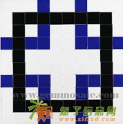 蓝锆宝石马赛克佛山产地直销适用于泳池拼图 浴室背景墙 景观池