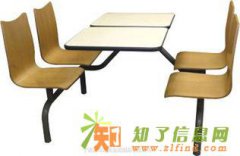 食堂餐桌椅连体公司员工学校不锈钢餐桌椅轩木鑫