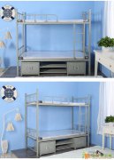 上下床高低床上下铺铁床员工双层床天津