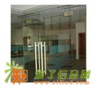 上海广中路玻璃门锁维修 地锁安装 更换地弹簧 维修玻璃门50