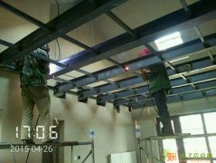 红中彩钢钢结构阁楼制作安装