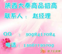 陕西大秦诚招代理努力奋斗