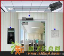 上海闵行专业安装玻璃门电子锁 门禁电子锁62400003