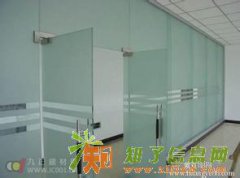 上海长寿路定做玻璃 定做玻璃门 定做钢化玻璃门