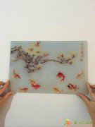 万人迷冰晶画朝阳产业前途无量