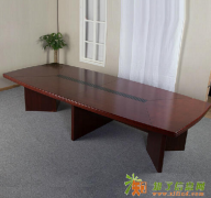 红胡桃烤漆实木轩木鑫会议桌培训桌