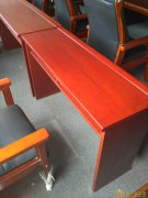 会议桌美式轩木鑫简约现代培训桌实木长桌