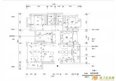 洪武艺设计师：135平米四居室中式风格装修效果图