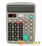 威诺思 计算器经典办公款式 太阳能 大键 12位数大型屏幕 