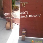 自动门厂家四川直销轮式平开门别墅铁艺门