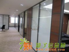 办公室玻璃隔断墙|玻璃门维修|更换玻璃