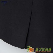 新派威 女士西裙正装新款韩版修身职业装 竖纹黑色西裙简约职业