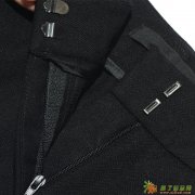 女士商务正装新款韩版修身显瘦 黑色人字纹西裤 高端品质上班裤