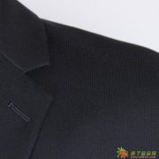 男士新派威商务正装新款韩版修身上衣中竖纹2扣 套装