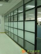 北京海淀区五棵松安装玻璃隔断墙隔断门价格