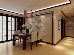 硅藻泥家庭餐厅设计，背景墙的温馨迷人进入你的生活