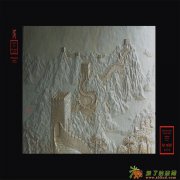 GRC砂岩浮雕背景墙厂家 仿砂岩雕塑