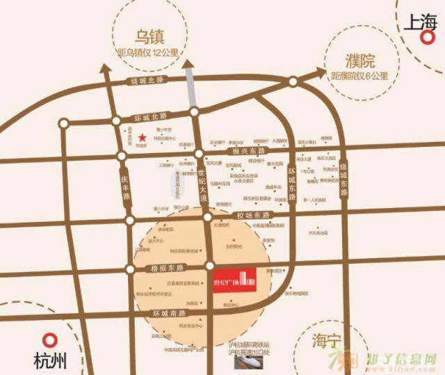 桐乡世纪广场 小小商铺 三代未来!!!