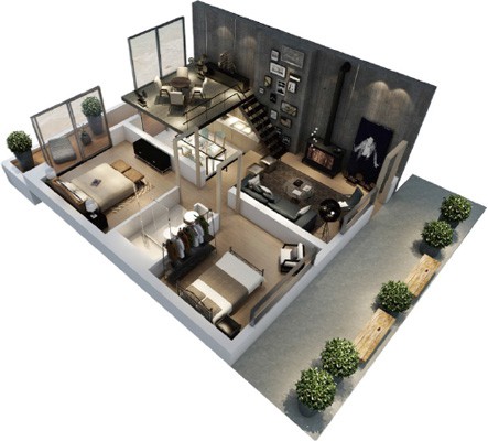 北戴河民宿，阿那亚家庭亲子游，美式两居观海公寓