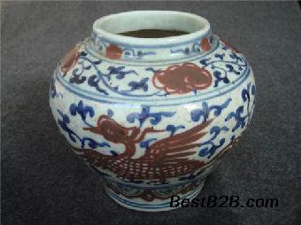 西安元青花釉里红小罐古董鉴定拍卖哪快